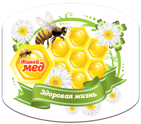 Наклейка на мед