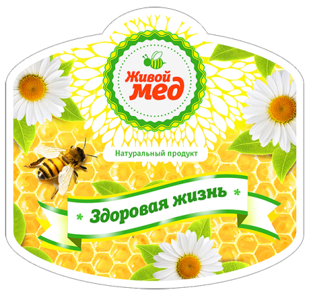 Этикетка на мед натуральный