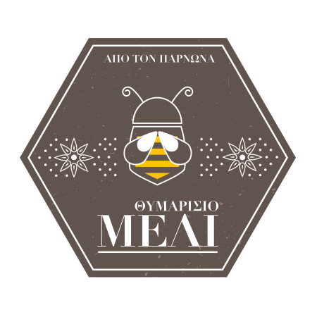 Этикетка мёд на бочонок