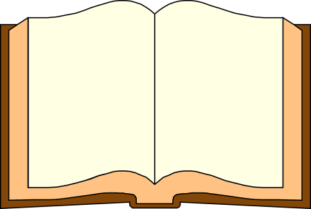 Рисунок развернутой книги