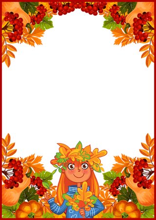 Осенний шаблон