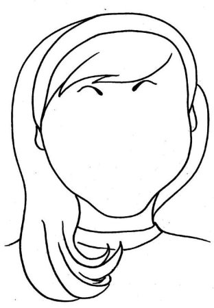 Прически с челкой для рисования
