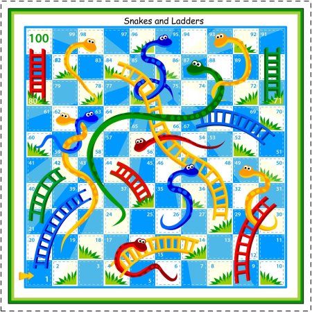 Snakes and Ladders игра