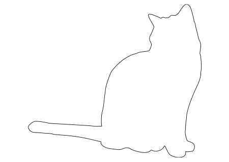 Кошки. Раскраска