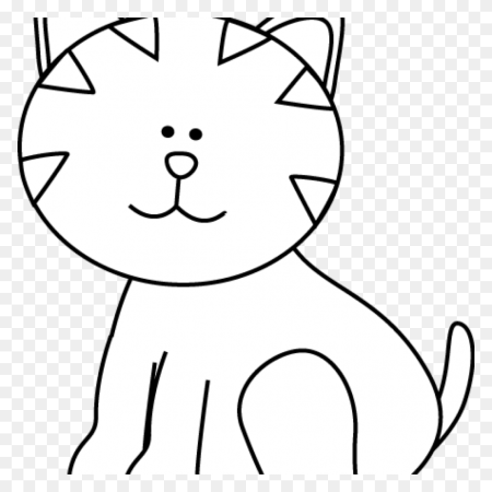 Трафарет кошки