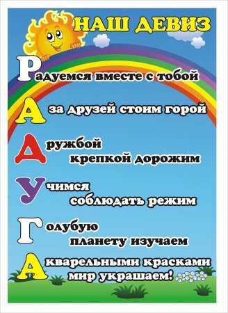 Классный уголок Радуга