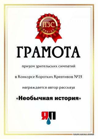 Диплом зрительских симпатий