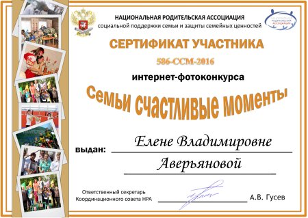 Диплом конкурс образец