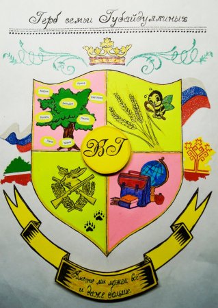 Герб семьи для школы