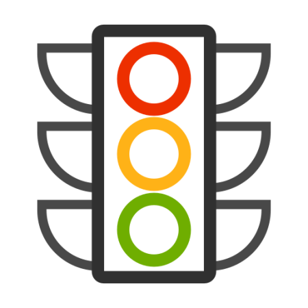 Светофор трафарет для вырезания