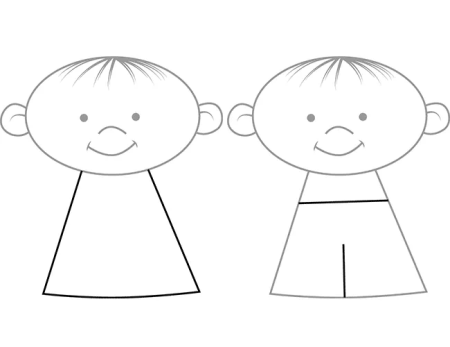 Рисование человека для детей 3-4 лет
