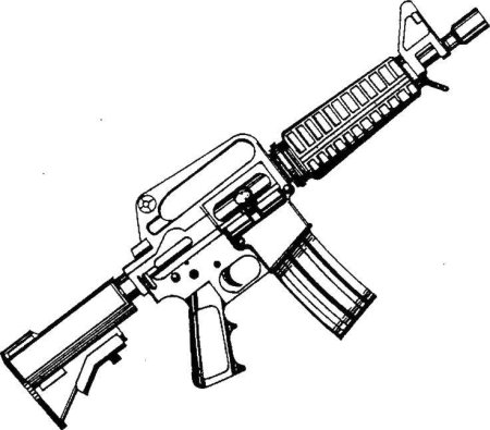 М416 автомат чертеж