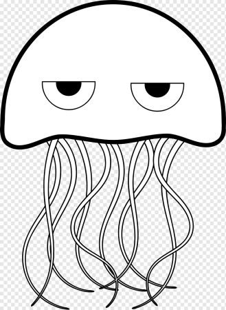 Jellyfish раскраска