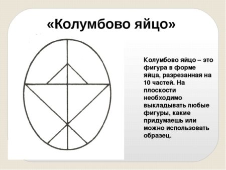 Головоломка Колумбово яйцо для дошкольников