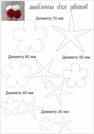 Шаблоны из фоамирана
