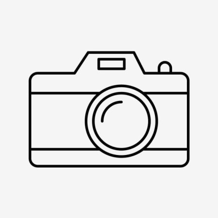 Фотоаппарат трафарет
