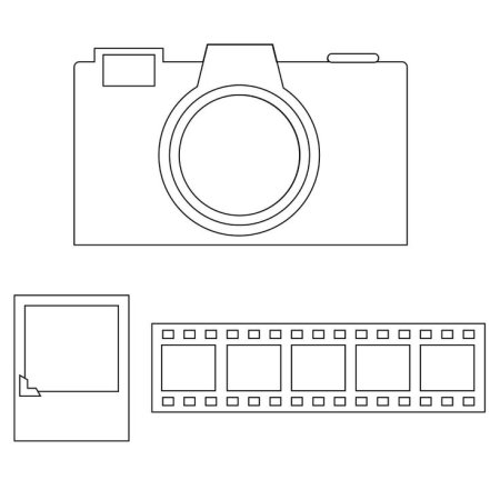 Макет фотоаппарата из бумаги