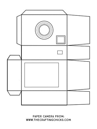 Бумажный макет фотоаппарата