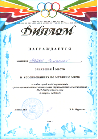 Спортивные дипломы для детей