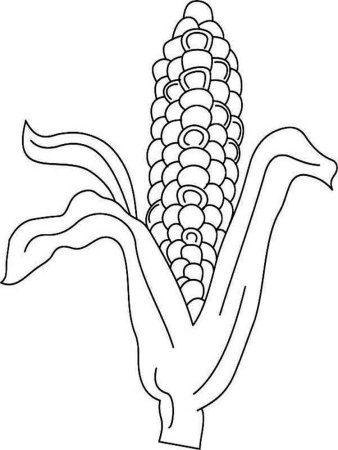 Шаблон кукуруза (43 фото)
