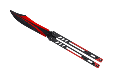 Стандофф нож бабочка Black Widow