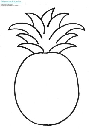 Шаблон ананас (47 фото)
