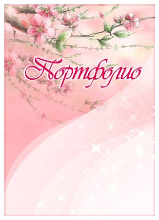 Рамки для портфолио учителя