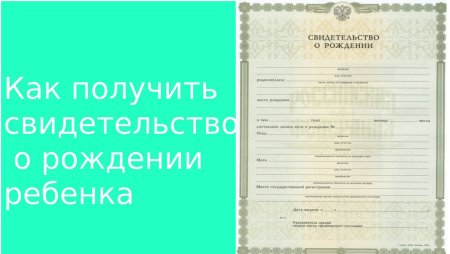 Свидетельство о рождении пустое