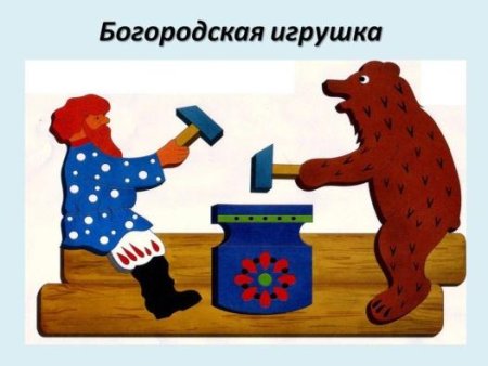 Богородская игрушка рисование