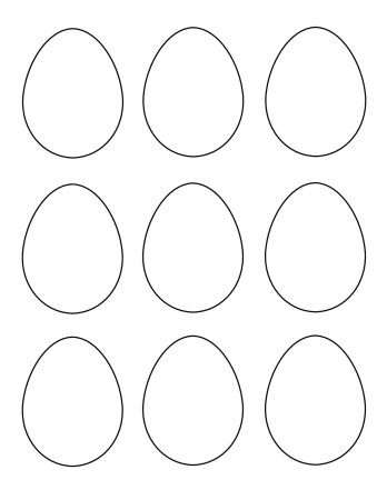 Шаблон яйцо (49 фото)