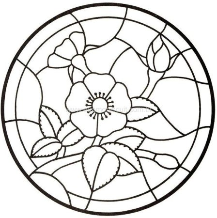 Витражные трафареты