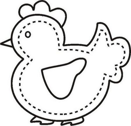 Трафареты для аппликаций из ткани