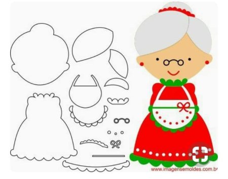 Портрет бабушки раскраска
