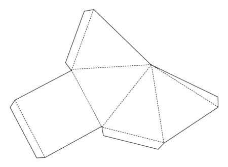Шаблон пирамиды (45 фото)