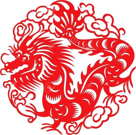 Китайский дракон вырезать