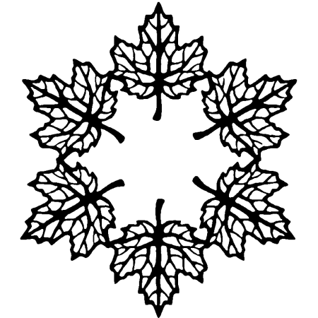 Вытынанки листья