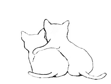 Силуэт кота