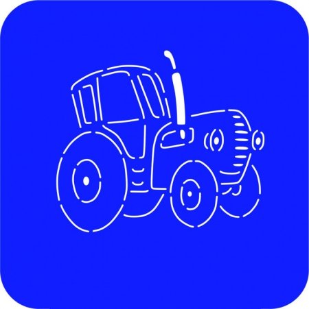 Синий трактор