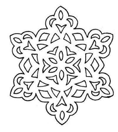 Снежинки для вырезания