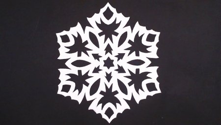Красивые снежинки