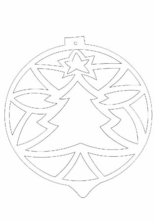 Трафареты на новый год для вырезания