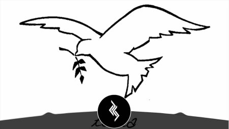 Трафарет Журавли к 9 мая