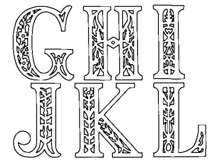 Резные буквы