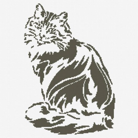 Вытынанка кот
