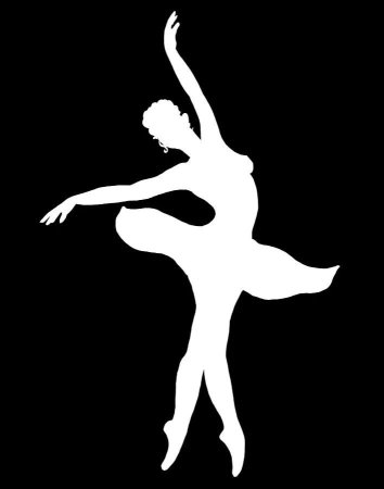 Вытынанка танцующая балерина (49 фото)