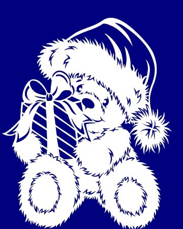 Мишки новогодние вытанки