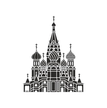 Собор Василия Блаженного вектор