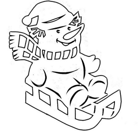 Вытынанки на новый год