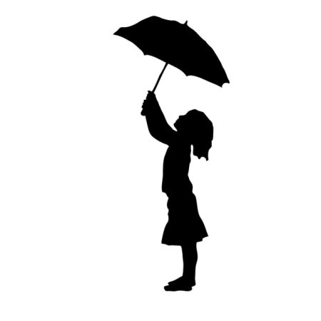 Вытынанка ребенок под зонтом (39 фото)