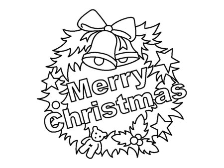 Merry Christmas раскраска